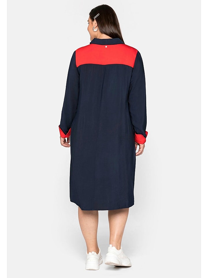 sheego Kleid in nachtblau günstig kaufen 44