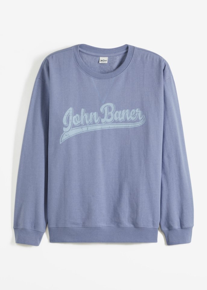 Sweatshirt mit recyceltem Polyester, Loose Fit