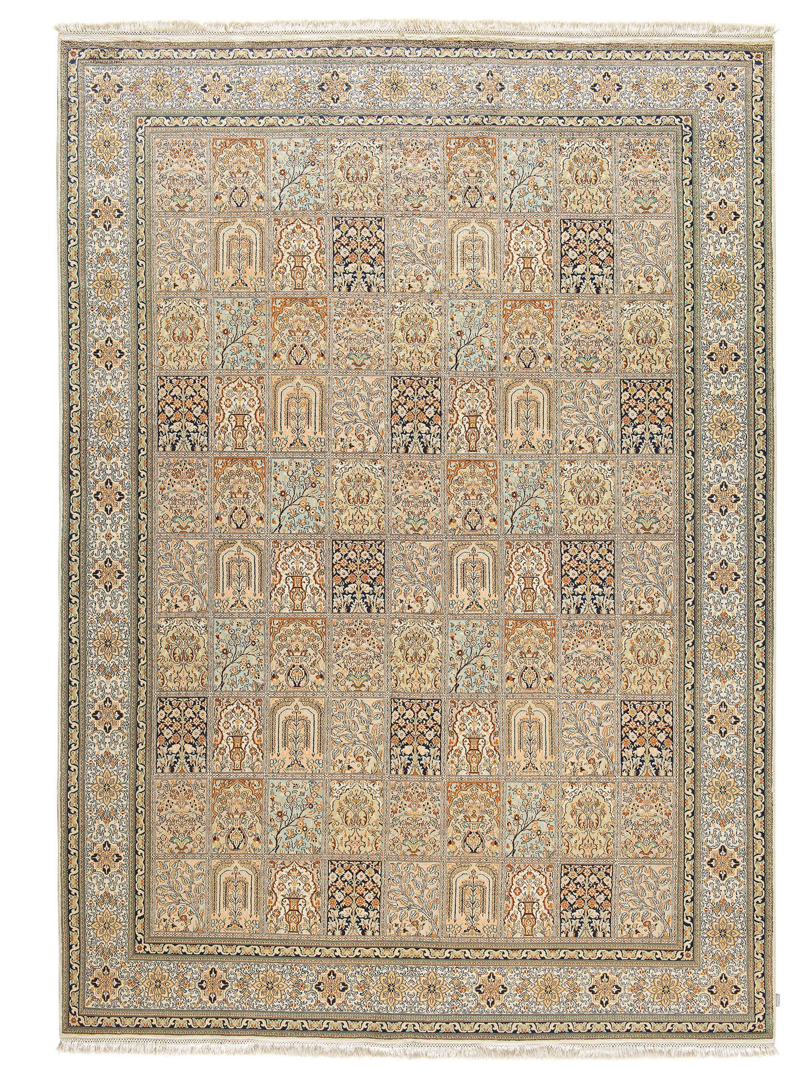 Kaschmir Seide 18/18 ca. 218 x 309 cm, Unikat / Einzelstück