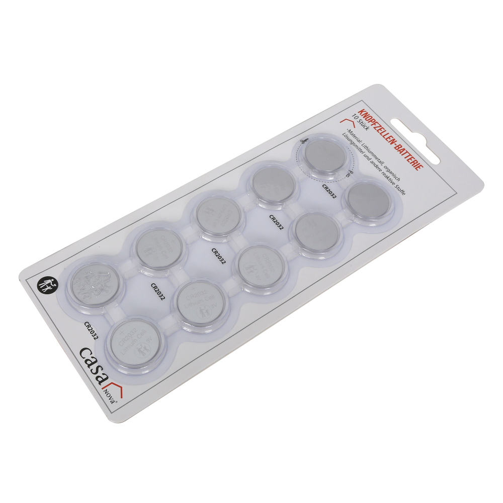 Lithium-Knopfzelle silber