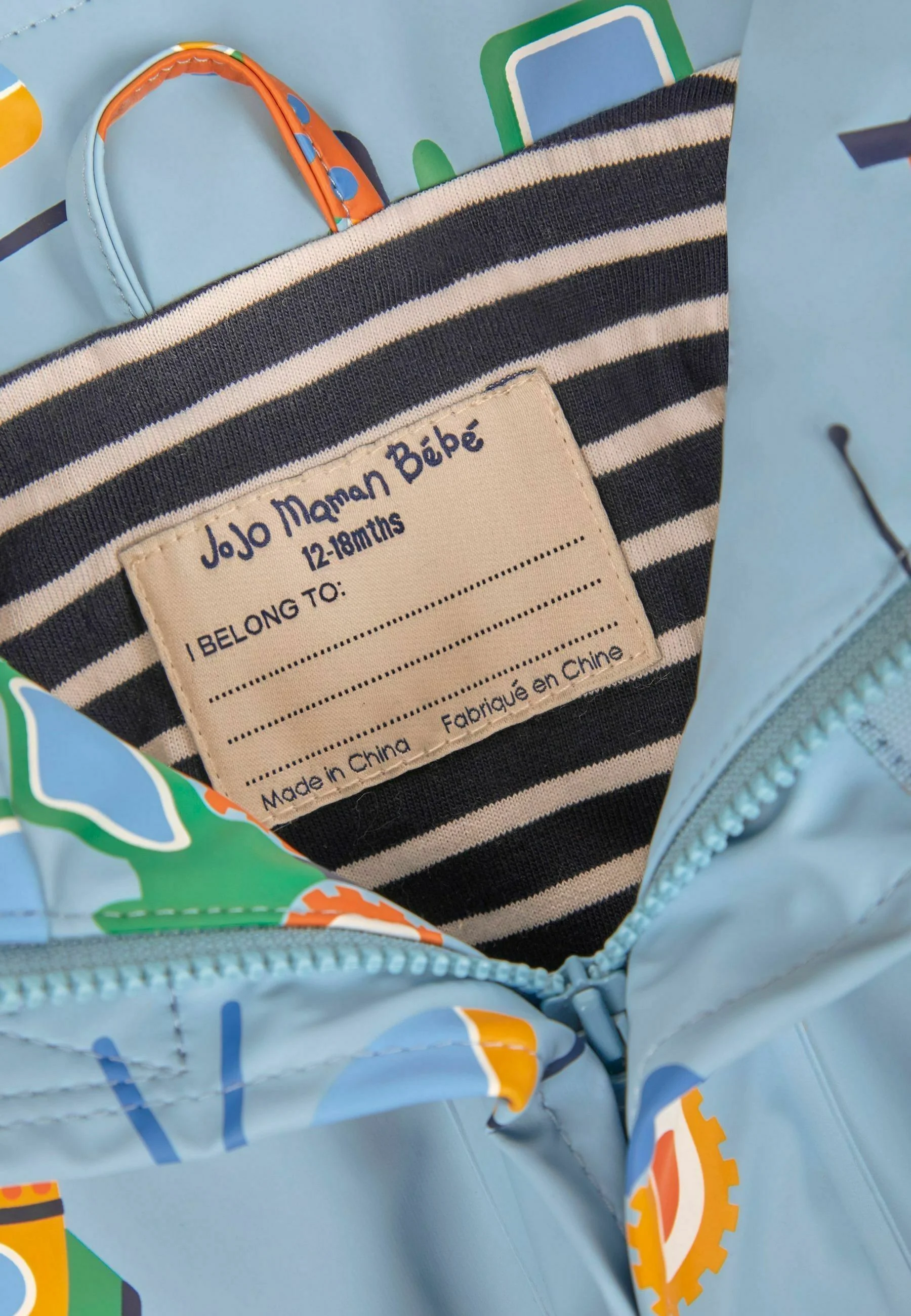 JoJo Maman Bébé TRANSPORT PRINT - Impermeable