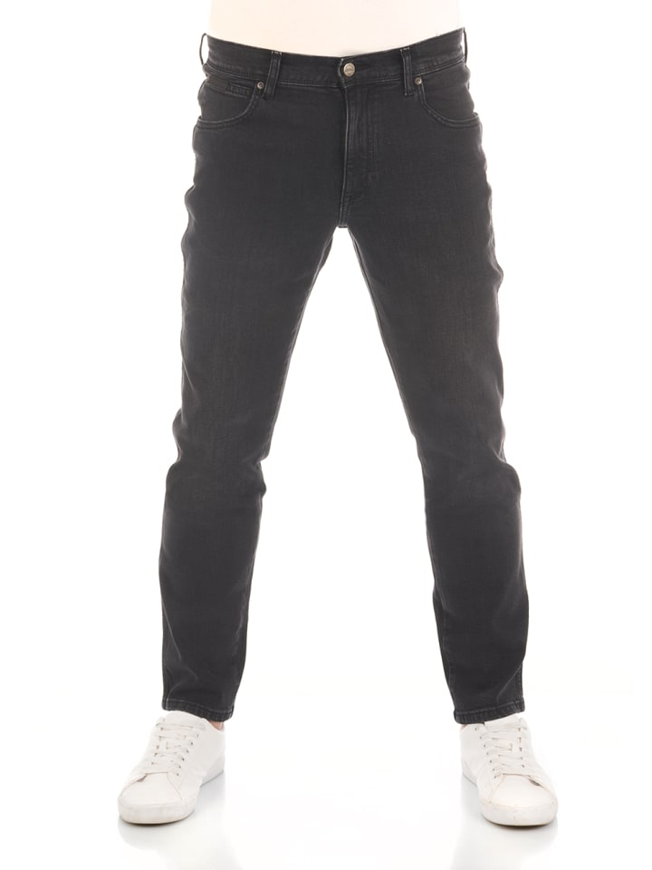 Wrangler Jeans Texas Slim Stretch slim in Schwarz günstig kaufen