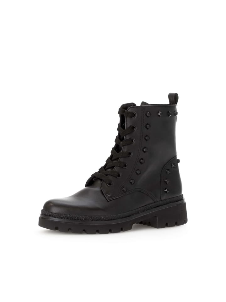 Gabor Comfort Schnürstiefeletten in schwarz günstig kaufen
