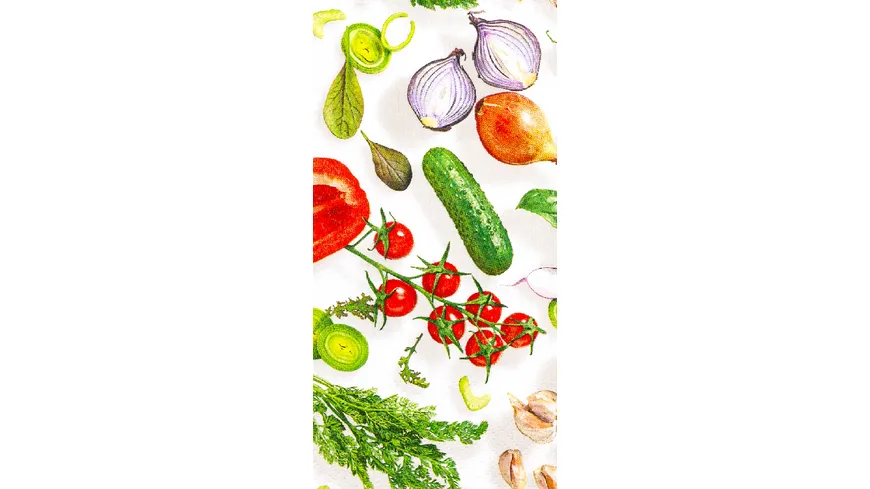 Home-Fashion Tissue-Serviette 33x33 cm bunt