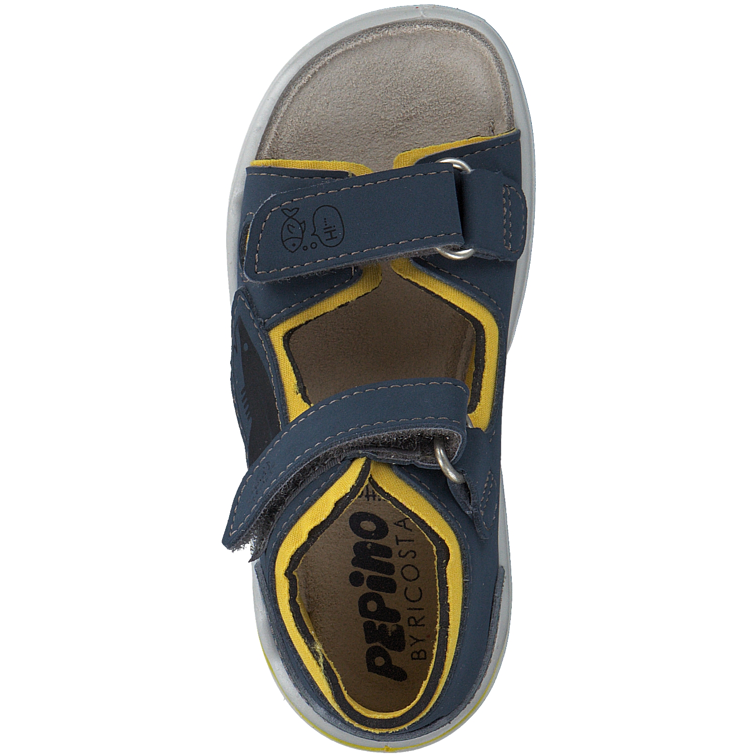 Ricosta Ocean 3202002, Sandaletten, Kinder, Blau/Gelb