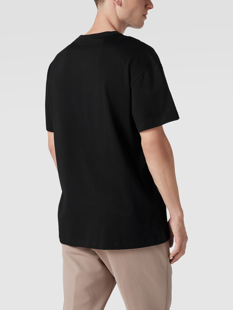 T-Shirt mit Logo-Print in weiß