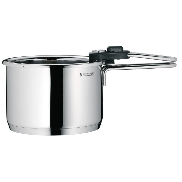 Simmertopf mit Temperaturanzeige und Einsatz, 18 cm