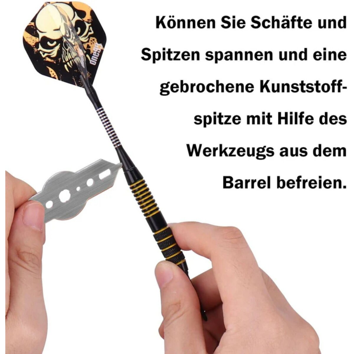 COFI 1453 Soft Tip Darts Set mit Accessories/ 12 Pack langlebige Kunststoffspitzen