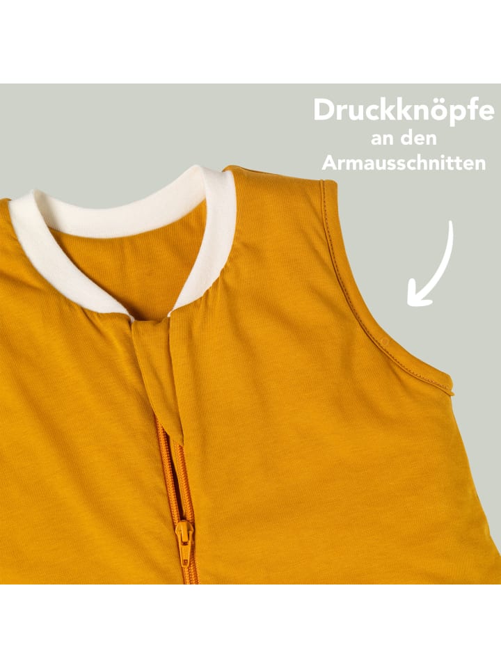 Schlummersack Schlafsack mit Füßen, 1.0 TOG in Orange günstig kaufen