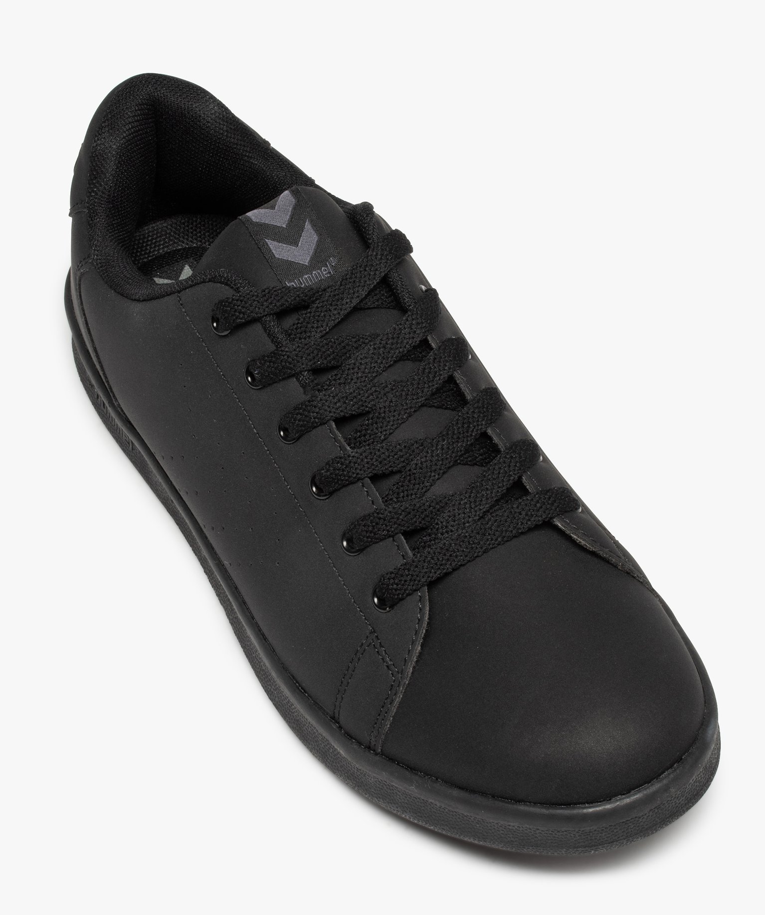 Baskets homme monochromes à lacets - Hummel noir | GEMO