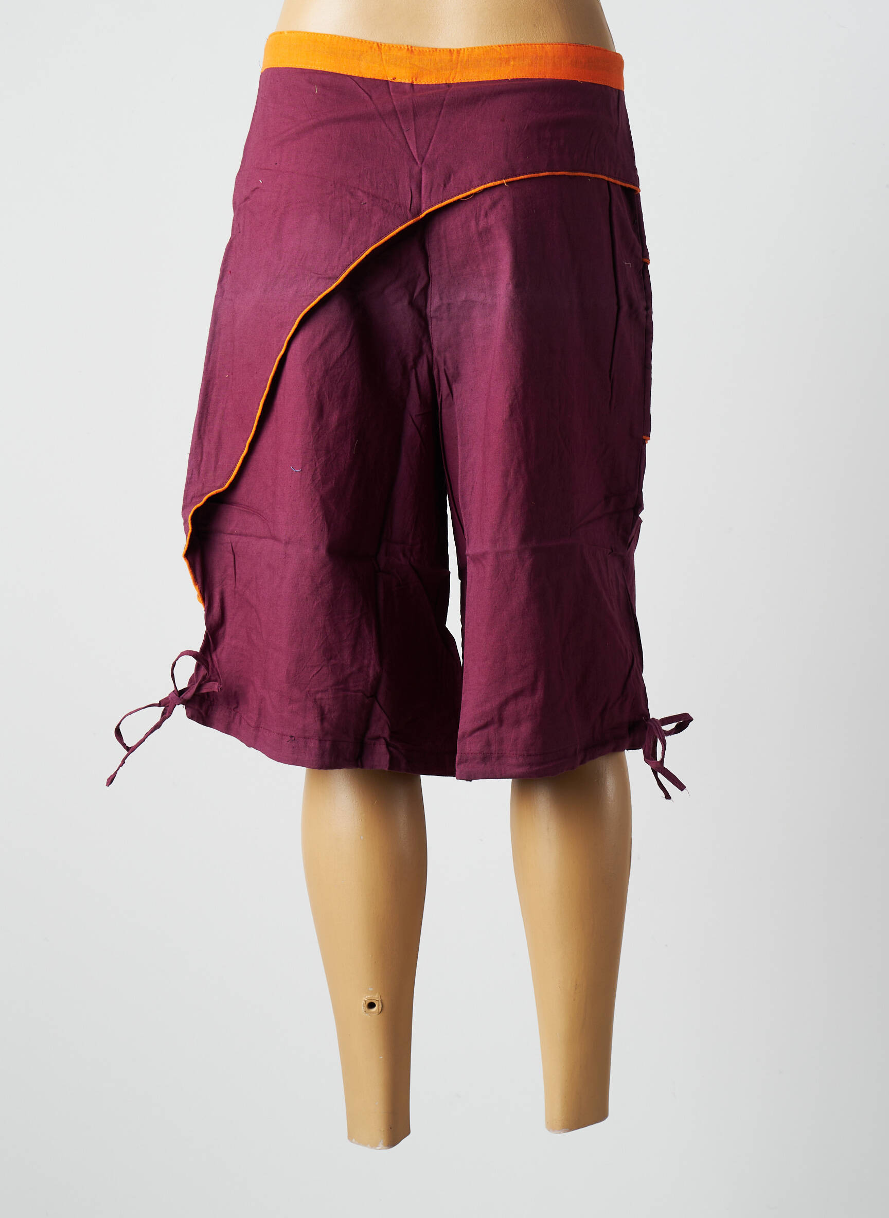 Dipawali Bermudas Femme couleur orange