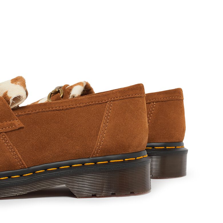 Dr. Martens Adrian Snaffle Loafer pecan brown repello calf suede