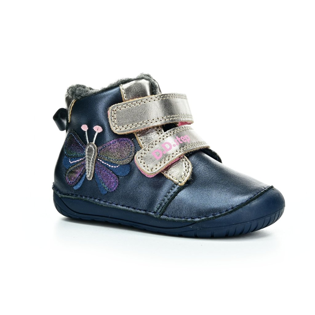D.D.Step W070-42522 Royal Blue Winterbarfußschuhe