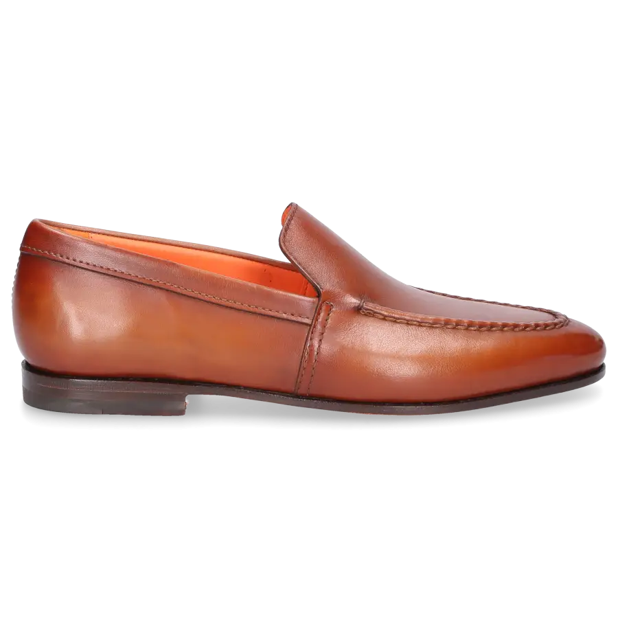 Santoni - Loafer 18000 Kalbsleder - braun