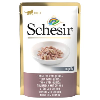 20 + 4 gratis! 24 x 85 g Schesir Jelly Pouch