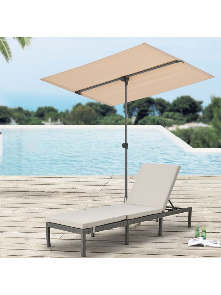 pro.tec Balkonblende Carsoli in Sand (L)180cm (B)130cm (H)200cm günstig kaufen onesize