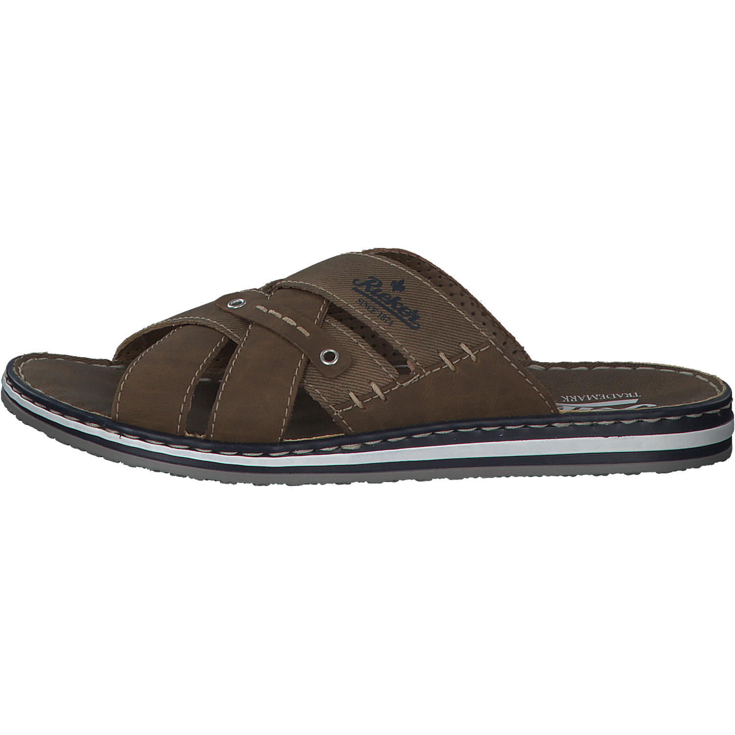Rieker 21599, Pantoletten, Herren, Braun