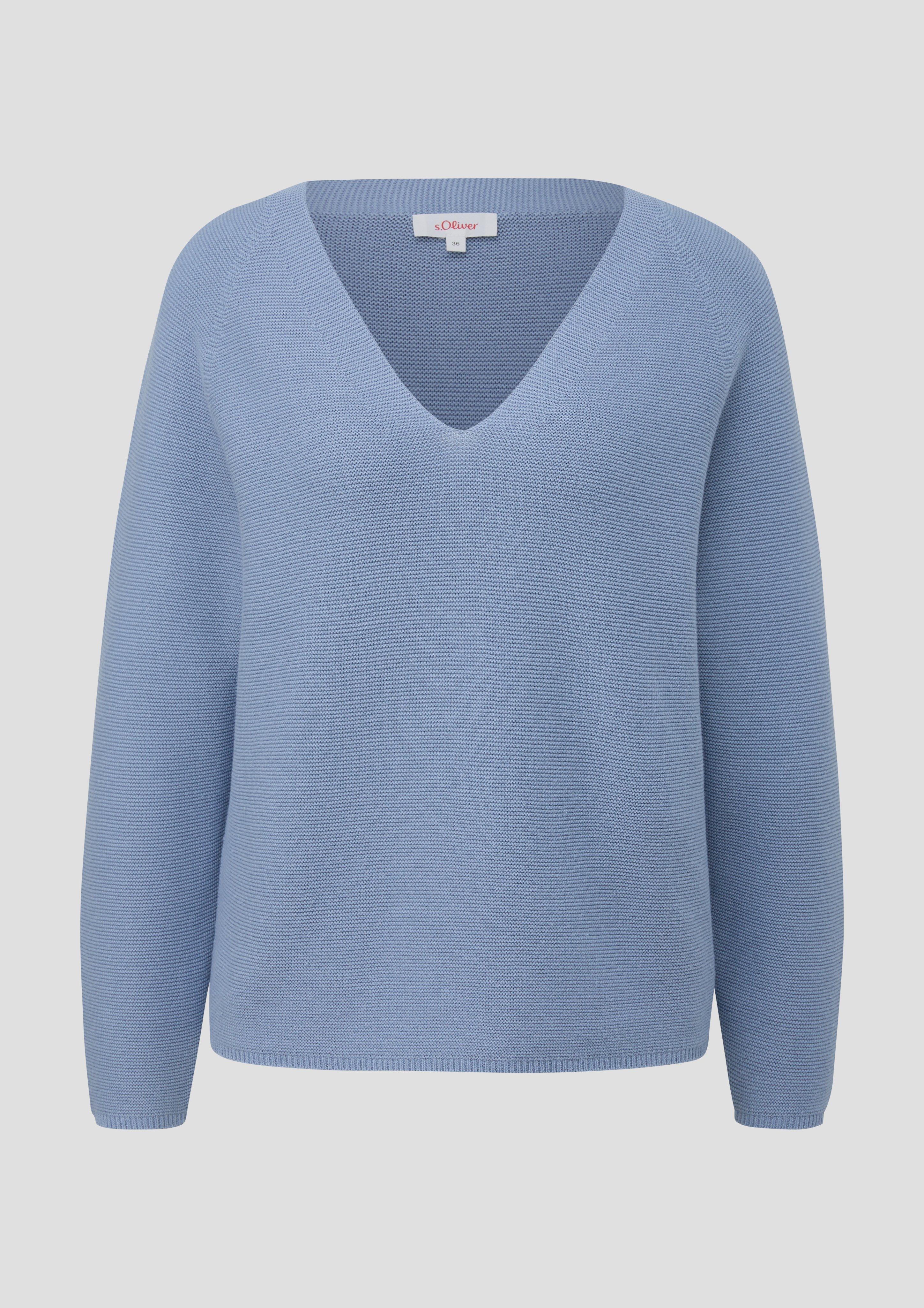 Strickpullover mit V-Ausschnitt  2144153-5271