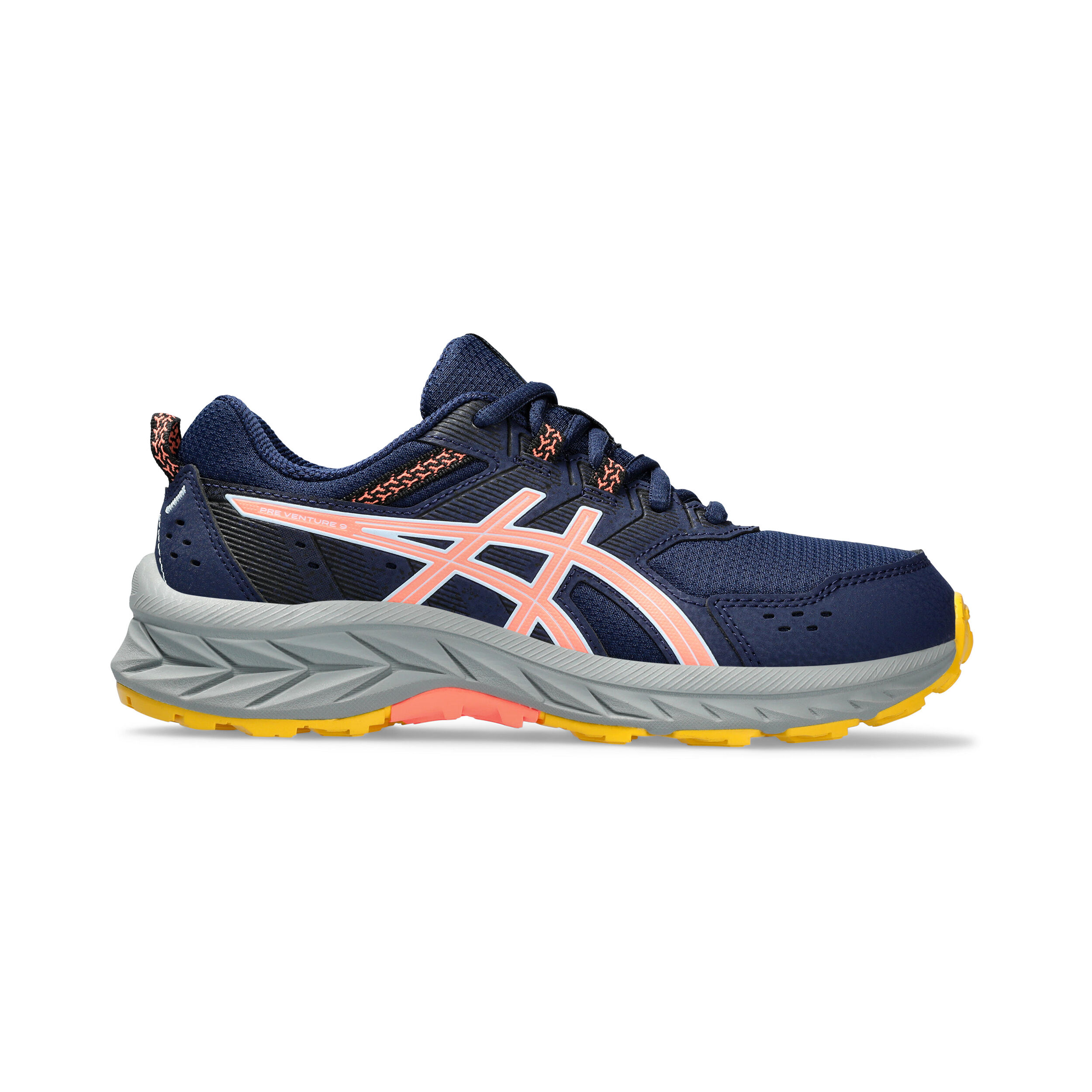 Pre-Venture 9 GS Trailschuh Kinder - Dunkelblau, Koralle