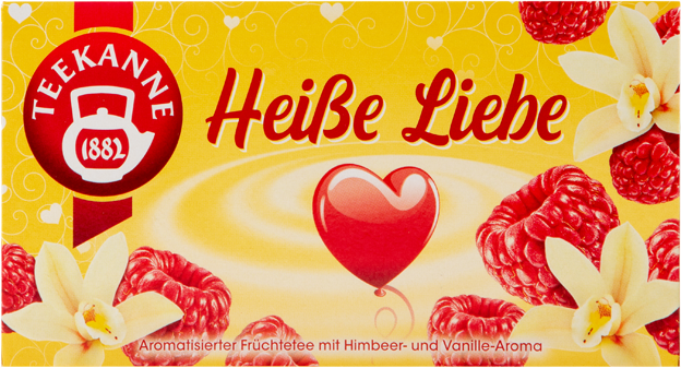 Teekanne Heisse Liebe Früchtetee