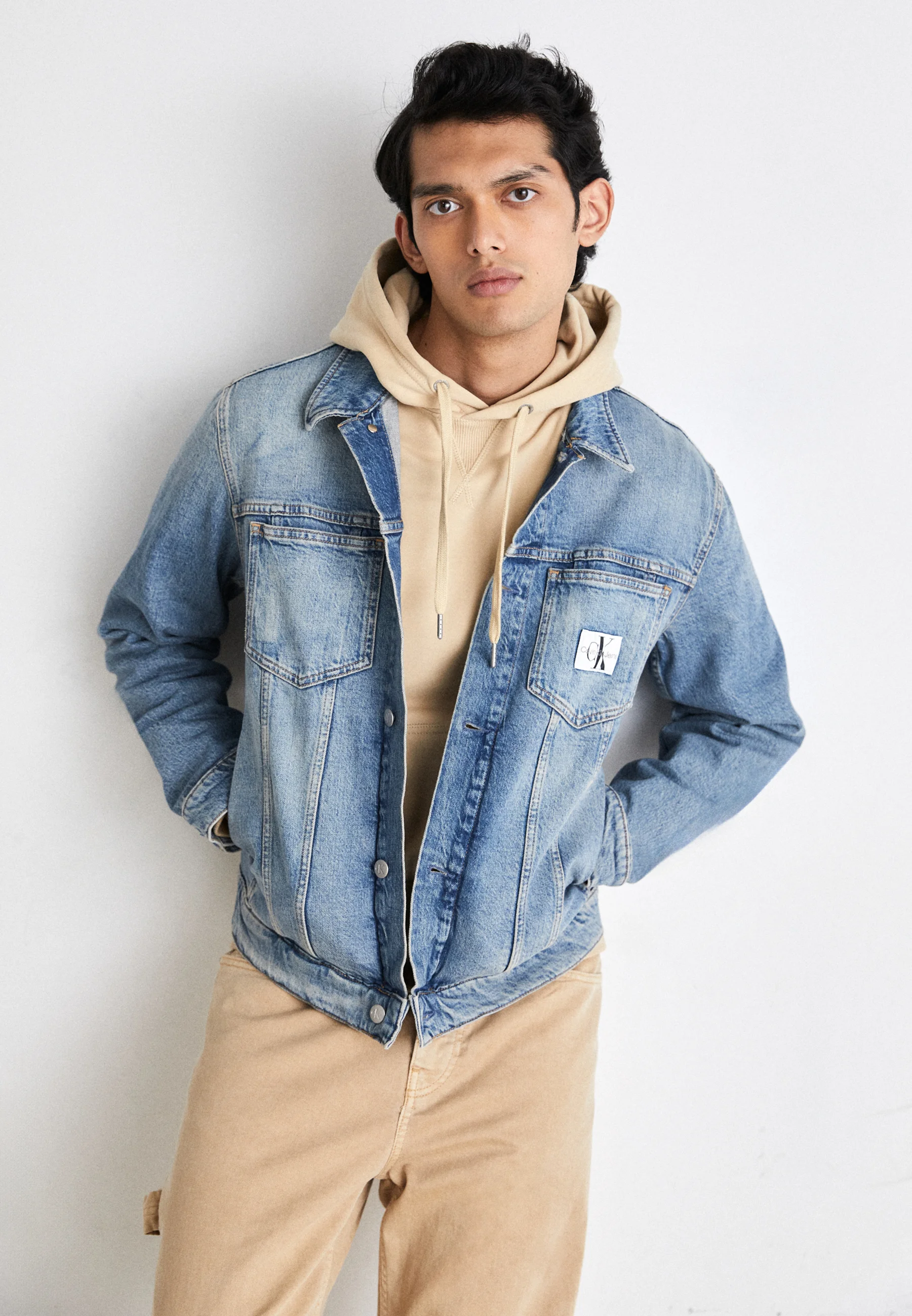 Calvin Klein Jeans SLIM - Chaqueta vaquera