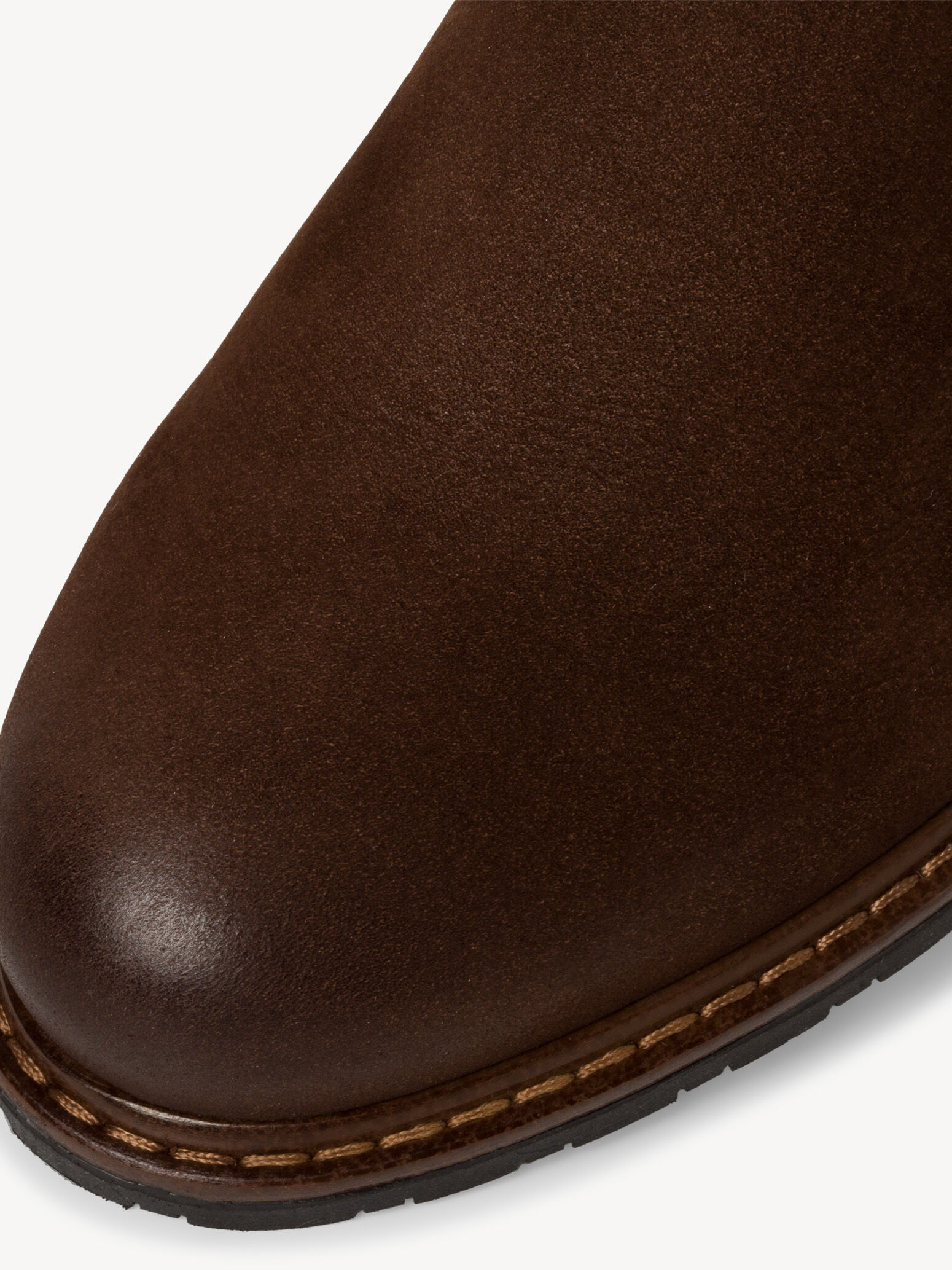 Bottine Chelsea en cuir - marron