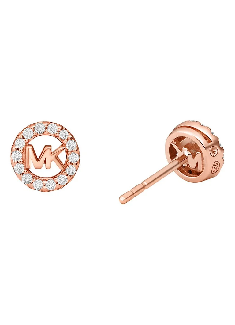 Orecchini a lobo Michael Kors Premium placcati in oro MKC1727CZ791