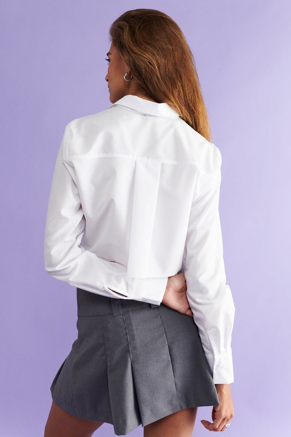 Allie cropped shirt