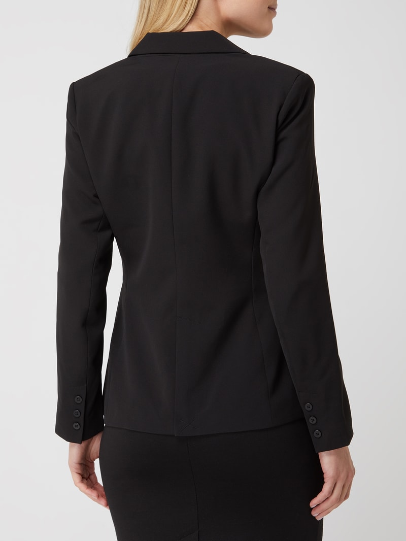 Blazer aus Krepp Modell 'Lexi' in schwarz