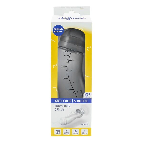 Difrax Natural 0 M S-palack kék, 250ml