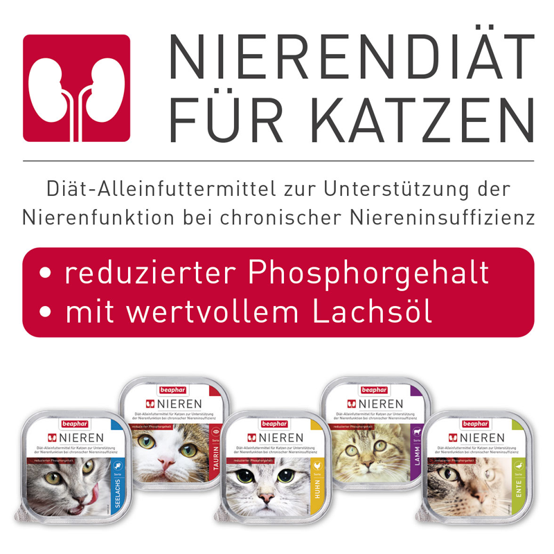 Beaphar Nierendiät Beaphar Nierendiät 16x100g Ente