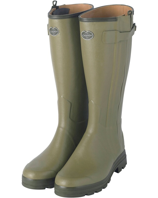 Le Chameau Gummistiefel Chasseur Cuir