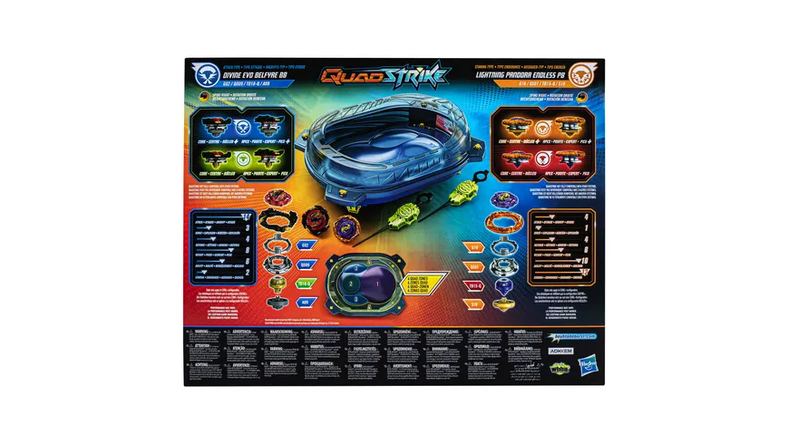 Hasbro - Beyblade Burst QuadStrike Thunder Edge Battle Set