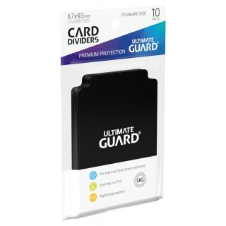 Ultimate Guard Card Divider Standard Size Schwarz (10)