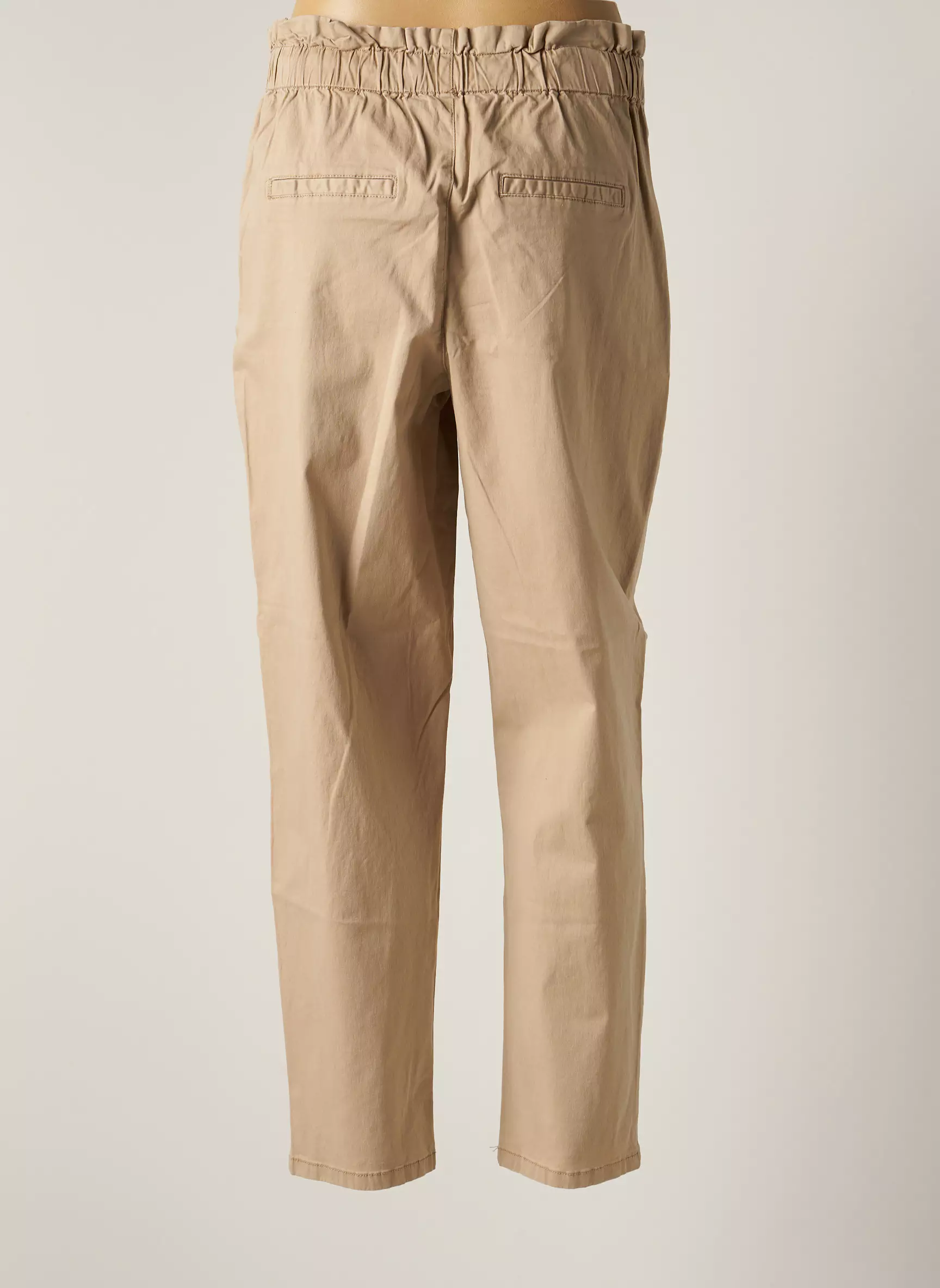 Vero Moda Pantalons Chino Femme couleur beige