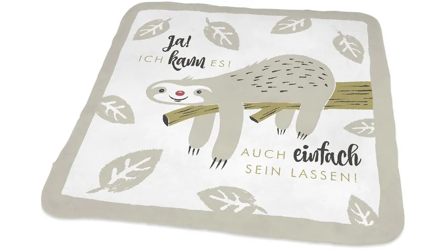 H:)PPYlife Magic Towel »Faultier« oliv