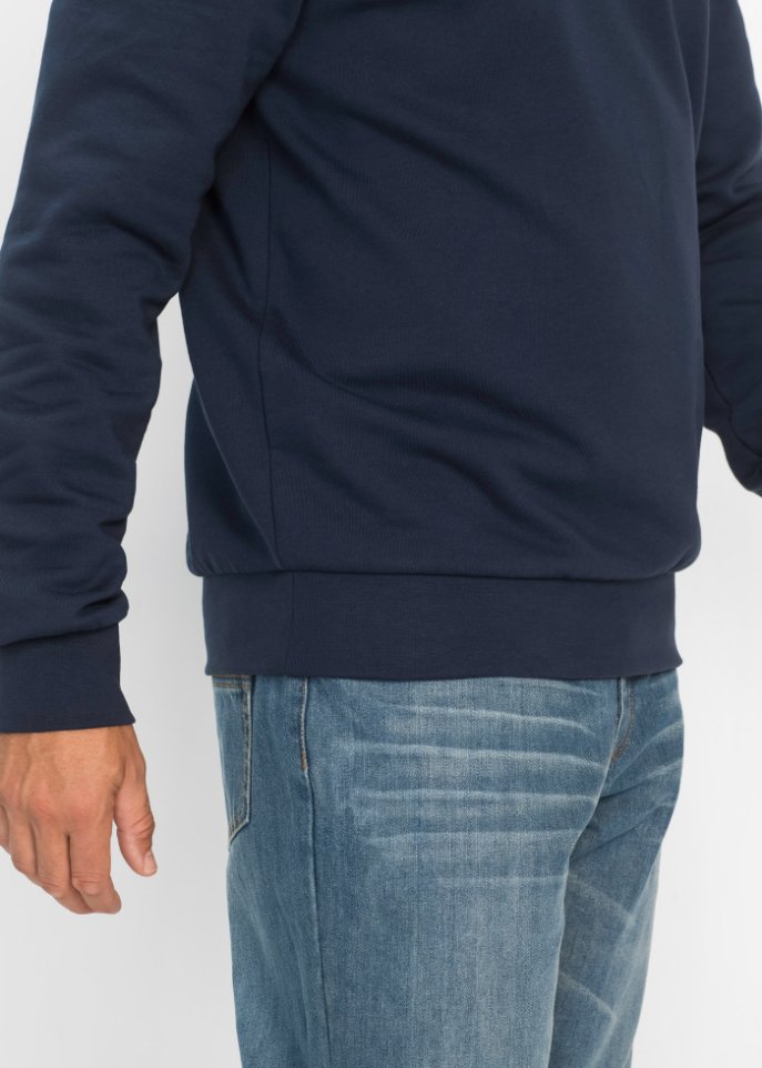 Sweatshirt mit Troyerkragen