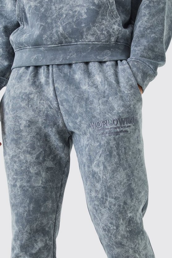 Jogginghose mit zerrissener Applikation