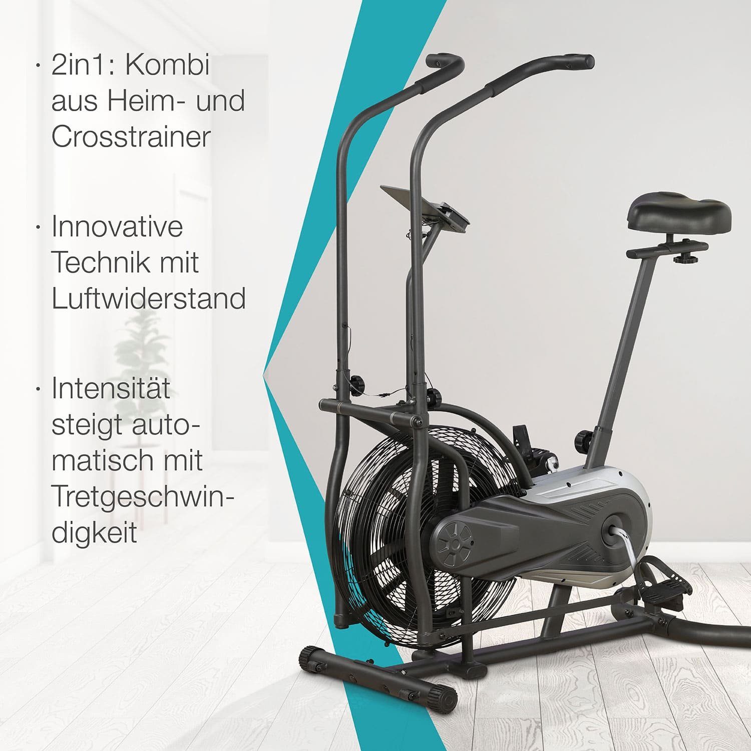 aktivshop Crosstrainer aktiv Airbike (mit Handpulsmessung)
