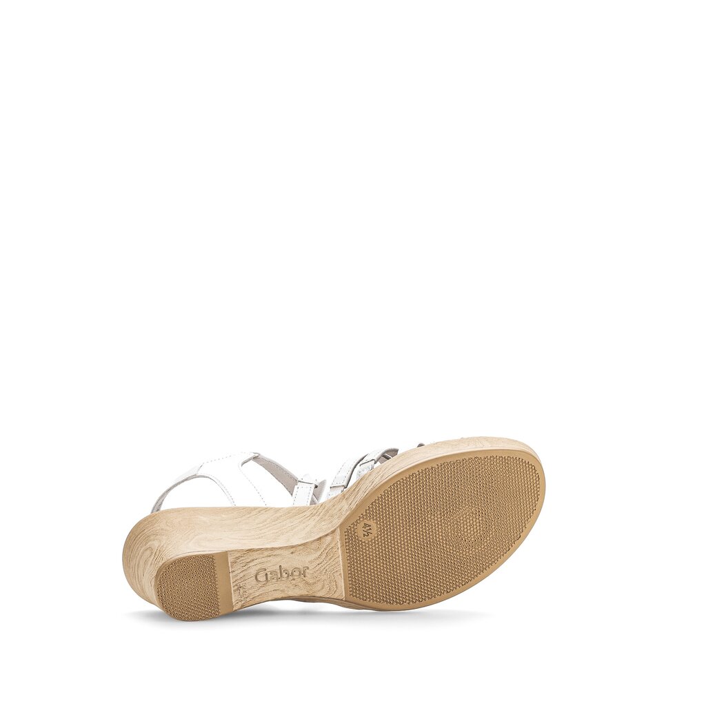 Gabor fashion Keilsandalette weiß