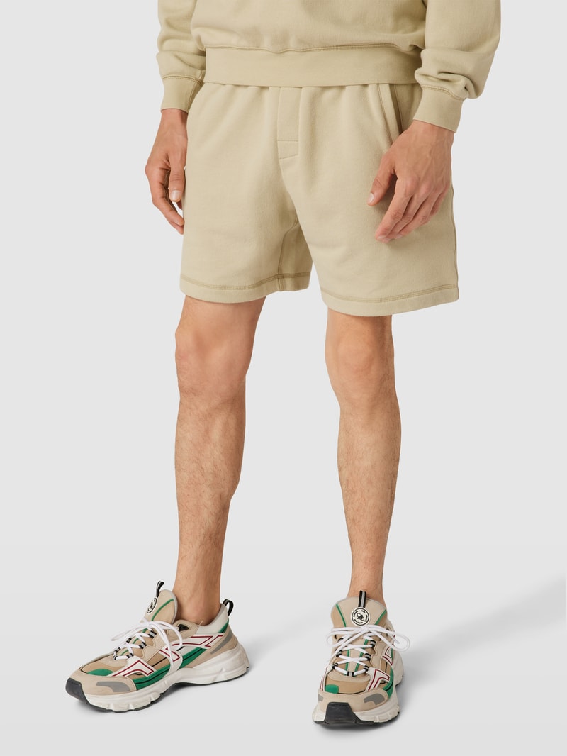 Sweatshorts mit elastischem Bund in schilf