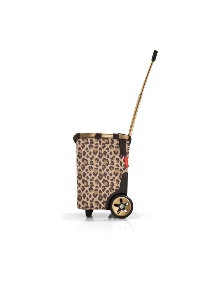 Reisenthel carrycruiser - Einkaufstrolley 47.5 cm (frame raffia black) in frame leo macchiato günstig kaufen onesize