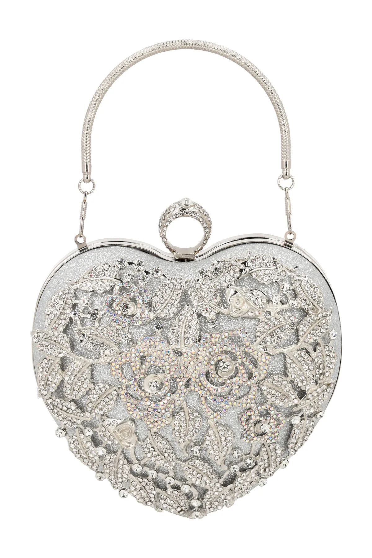Felipa  Handtasche - Silberfarben - Unifarben
