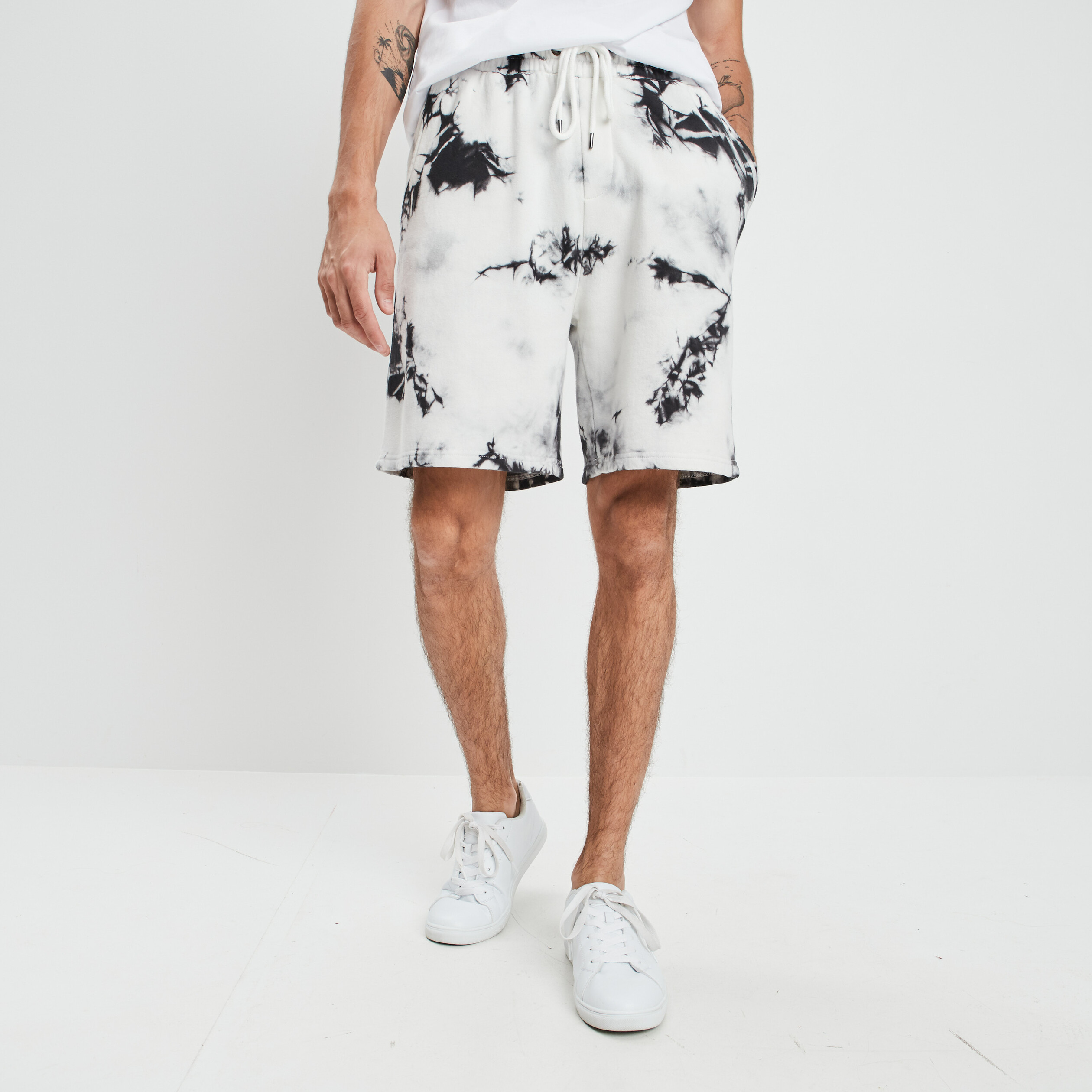Short jogging droit à coulisse gris homme | La Halle