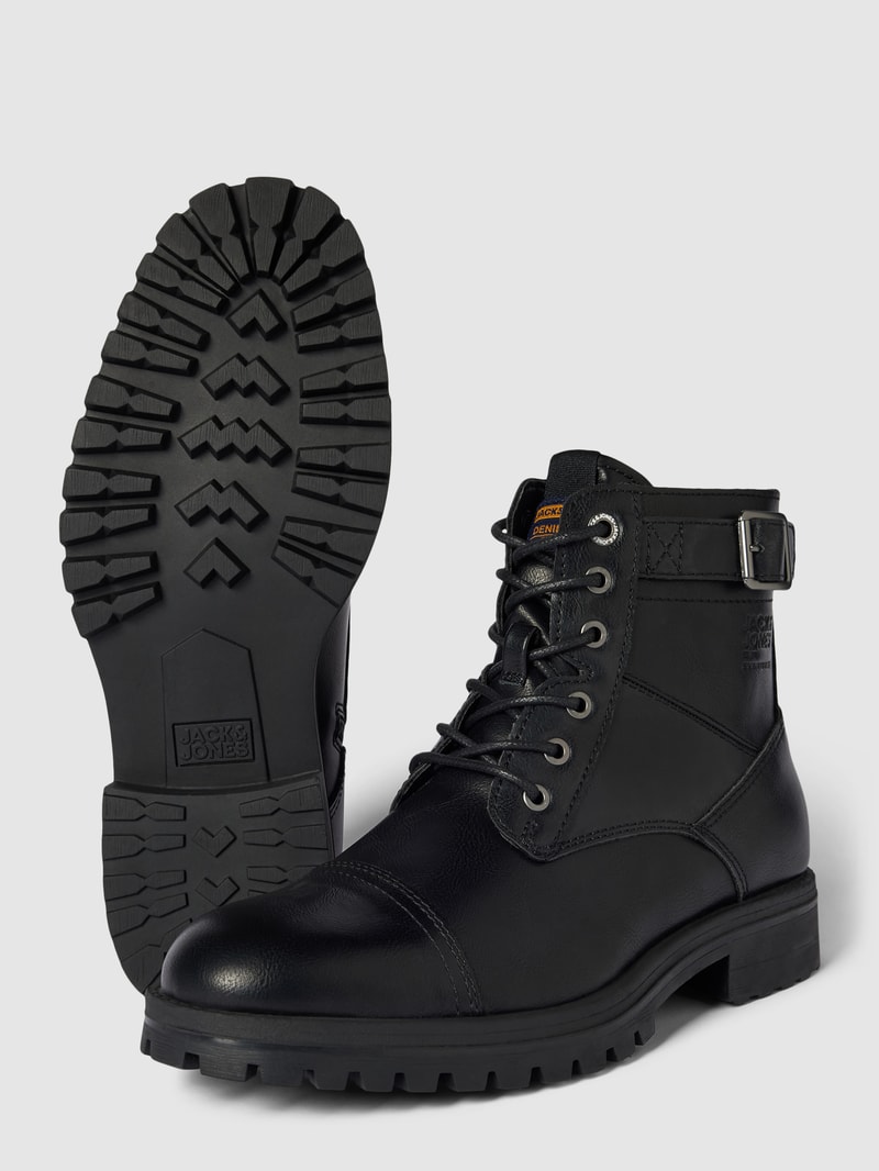 Boots aus Leder Modell 'FWELTON' in schwarz