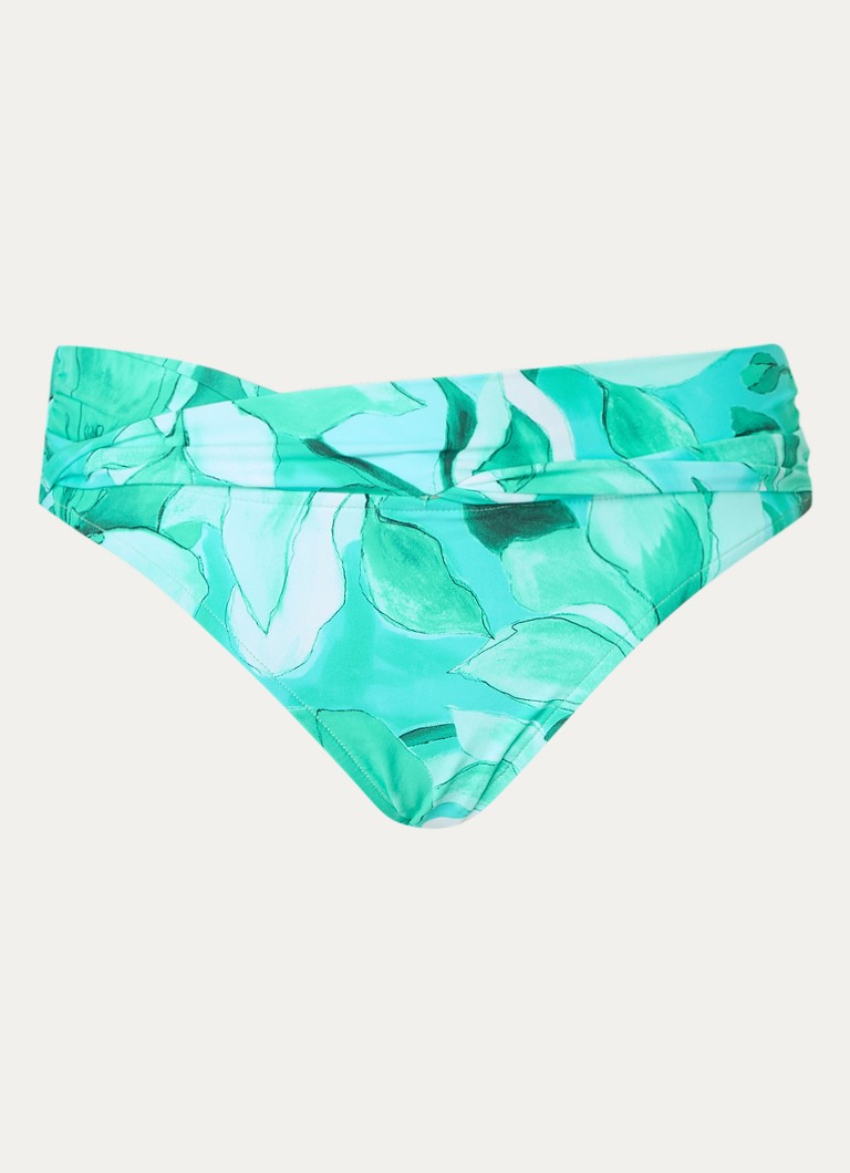 Slip de bikini Seafolly cu imprimeu floral Secret Garden