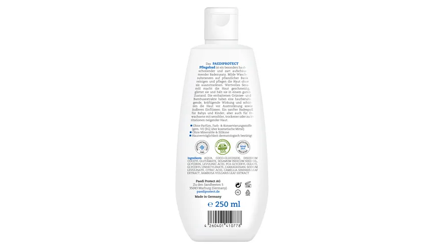 PAEDIPROTECT Pflegebad 250 ml