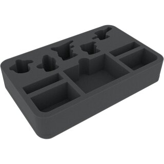 Feldherr 50 mm Schaumstoffeinlage für Warhammer Underworlds Shadespire: Zwistklaues Schwarm