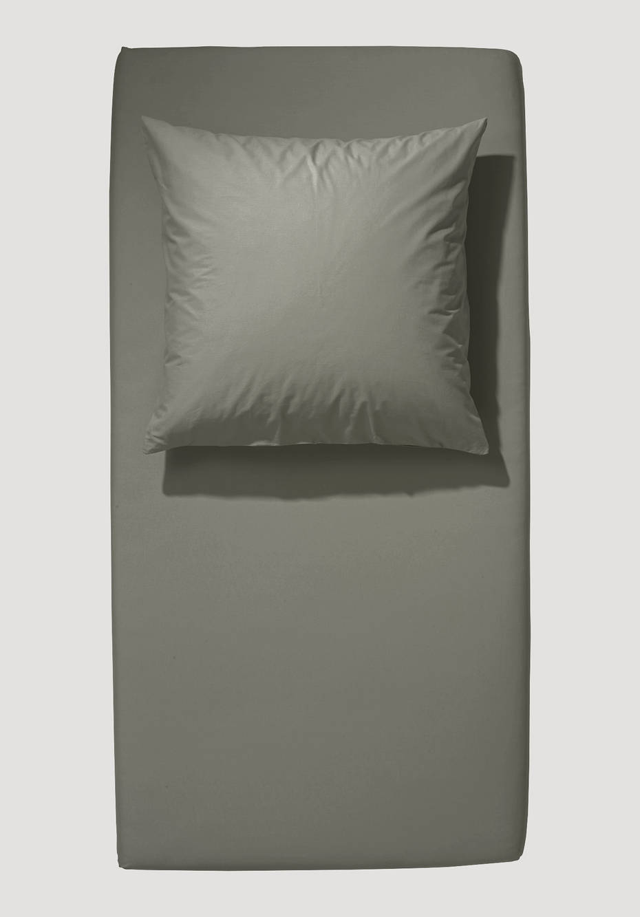 Satin-Spannbetttuch aus reiner Bio-Baumwolle