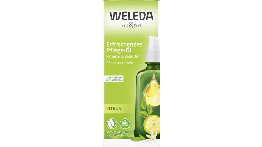 WELEDA CITRUS Erfrischendes Pflege-Öl 100 ml